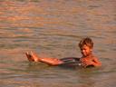Boy on the river.